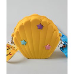 Babyhug Star Printed Sling Bag - Purple