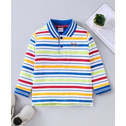 Babyhug Full Sleeves Stripe Tee - Multicolour