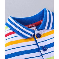 Babyhug Full Sleeves Stripe Tee - Multicolour