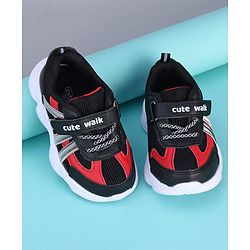 Cute Walk by Babyhug Sports Shoes - Black