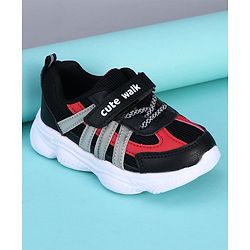Cute Walk by Babyhug Sports Shoes - Black