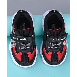Cute Walk by Babyhug Sports Shoes - Black