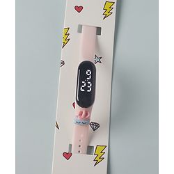 Babyhug Free Size Digital Watch - Pink