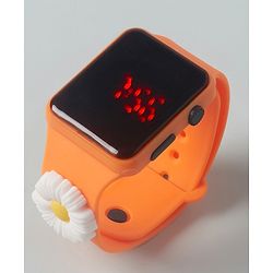 Babyhug Free Size Digital Watch - Orange
