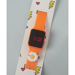 Babyhug Free Size Digital Watch - Orange