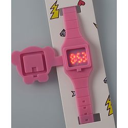 Babyhug Free Size Digital Watch - pink