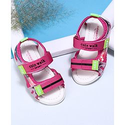 Cute Walk by Babyhug Sandal - Dark Pink