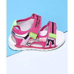 Cute Walk by Babyhug Sandal - Dark Pink