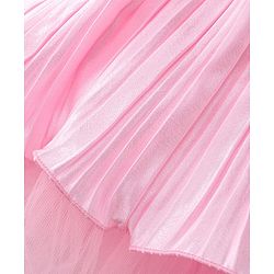Babyhug Sleeveless Party Wear Solid Color - Pink