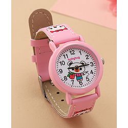 Bayhug Free Size Analog Watch - Pink