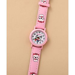 Bayhug Free Size Analog Watch - Pink