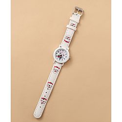 Bayhug Free Size Analog Watch - White