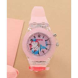 Bayhug Free Size Analog Watch - Pink