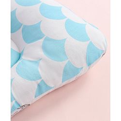 Babyhug Premium 180 TC Cotton Baby Bedding Essentials Set Pack of 6 Elephant Theme -Blue