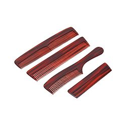 Babyhug Premium Comb Set of 4 - Brown