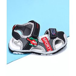 Cute Walk by Babyhug Sandals - Black