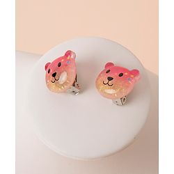 Babyhug Teddy Bear Earrings - Multicolor