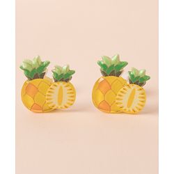 Babyhug Pineapple Earrings - Yellow