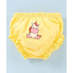 Babyhug 100% Cotton Bloomers Heart Print Pack of 3 - Multicolor