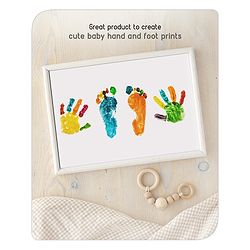 Babyhug Color O Splash Washable Finger Paints - 7 Pieces | Vibrant Washable Finger Paint Set | Unleashes Artistic Expression & Sensory Fun | Non-Toxic & Safe | BIS Certified