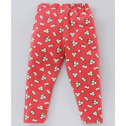 Babyhug Full Length Leggings Pack of 2 - Red Pink