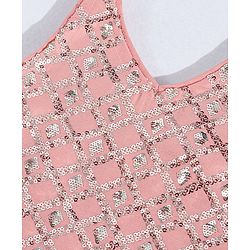 Babyhug Sleeveless Choli & Lehenga With Dupatta Sequins - Blue