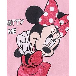 Babyhug Full Sleeves Top & Leggings Minnie Mouse Print - Pink