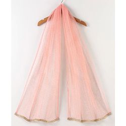 Babyhug Sleeveless Embroidered Choli & Net Lehenga with Dupatta - Coral