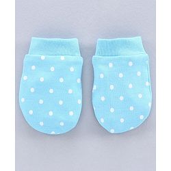 Babyhug 100% Cotton Mittens Solid Floral Printed Pack of 3 - Pink Yellow Blue