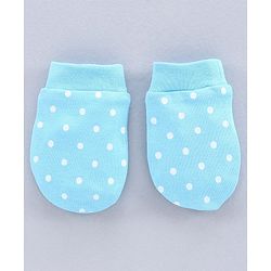Babyhug 100% Cotton Mittens Solid Floral Printed Pack of 3 - Pink Yellow Blue