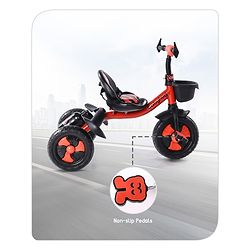 Babyhug Panther Tricycle With Storage Basket - Red