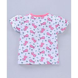 Babyhug Half Sleeves 100 % Cotton Vests Pack of 5 - Mutlicolor