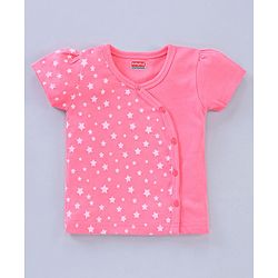 Babyhug Half Sleeves 100 % Cotton Vests Pack of 5 - Mutlicolor