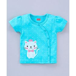 Babyhug Half Sleeves 100 % Cotton Vests Pack of 5 - Mutlicolor