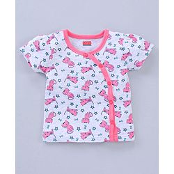 Babyhug Half Sleeves 100 % Cotton Vests Pack of 5 - Mutlicolor