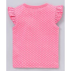 Babyhug 100% Cotton Short Sleeve Vests Strawberry Print Pack of 5 - Blue White Pink