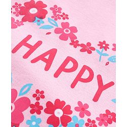 Babyhug 100% Cotton Short Sleeve Vests Strawberry Print Pack of 5 - Blue White Pink