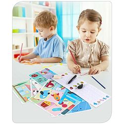 Babyhug Practice Pen Control Activity Sheets - Multicolor