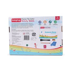 Babyhug Practice Pen Control Activity Sheets - Multicolor