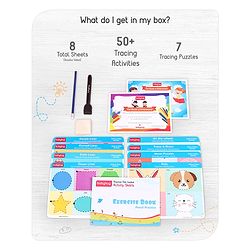 Babyhug Practice Pen Control Activity Sheets - Multicolor