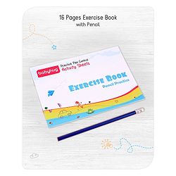 Babyhug Practice Pen Control Activity Sheets - Multicolor