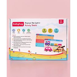Babyhug Practice Pen Control Activity Sheets - Multicolor