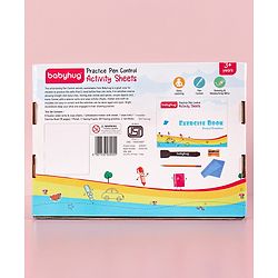 Babyhug Practice Pen Control Activity Sheets - Multicolor