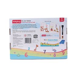 Babyhug My First Number Write N Wipe Activity Cards - Multicolor