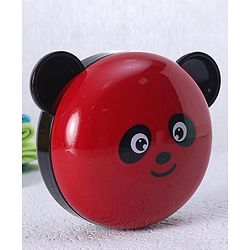Babyhug Panda Shaped Soap Case - Red & Black