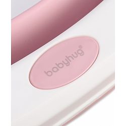 Babyhug Foldable Bathtub with Printed Cushion - Pink