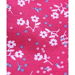 Babyhug Full Length Leggings Floral Print - Pink