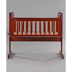 Babyhug Joy Plus Cradle With Mosquito Net - Walnut