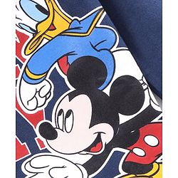 Babyhug Full Sleeves Mickey Mouse Print Tee - Navy Blue