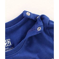 Babyhug Full Sleeves Tee Mickey Mouse - Blue